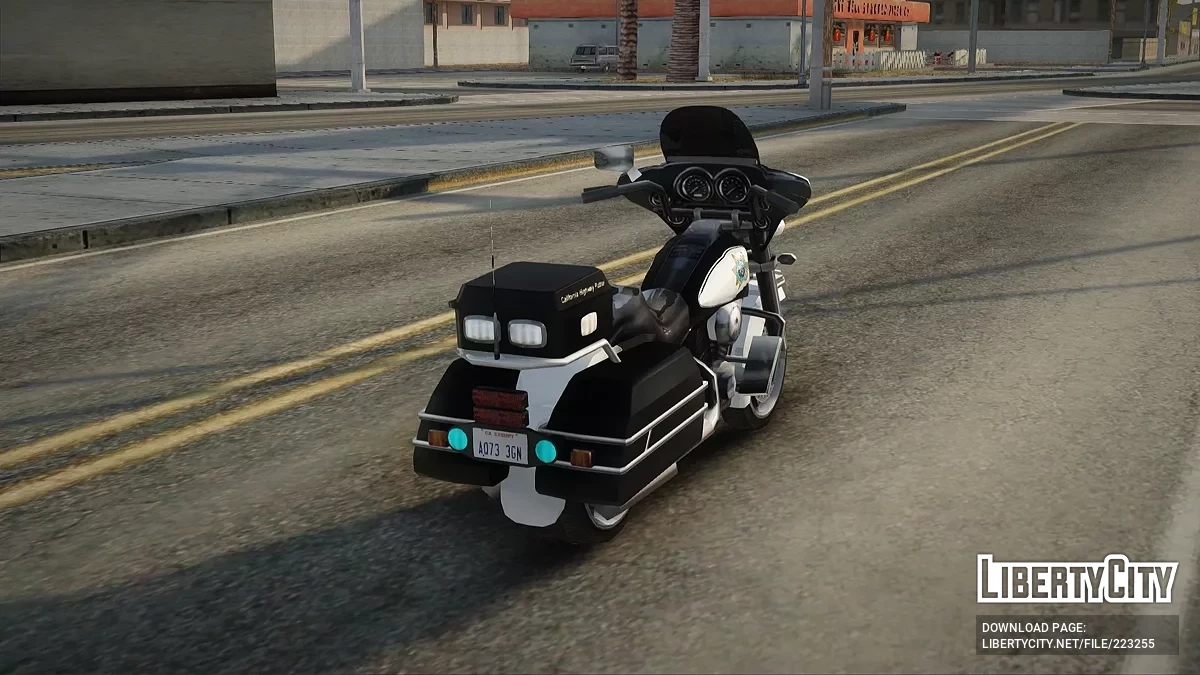Moto da Polícia CHP / GTA San Andreas
