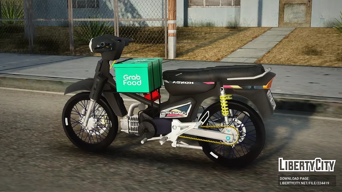 В'єтнамський мотоцикл GrabFood / GTA San Andreas