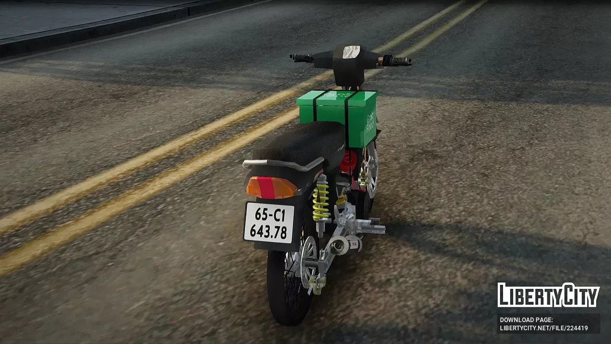 В'єтнамський мотоцикл GrabFood / GTA San Andreas