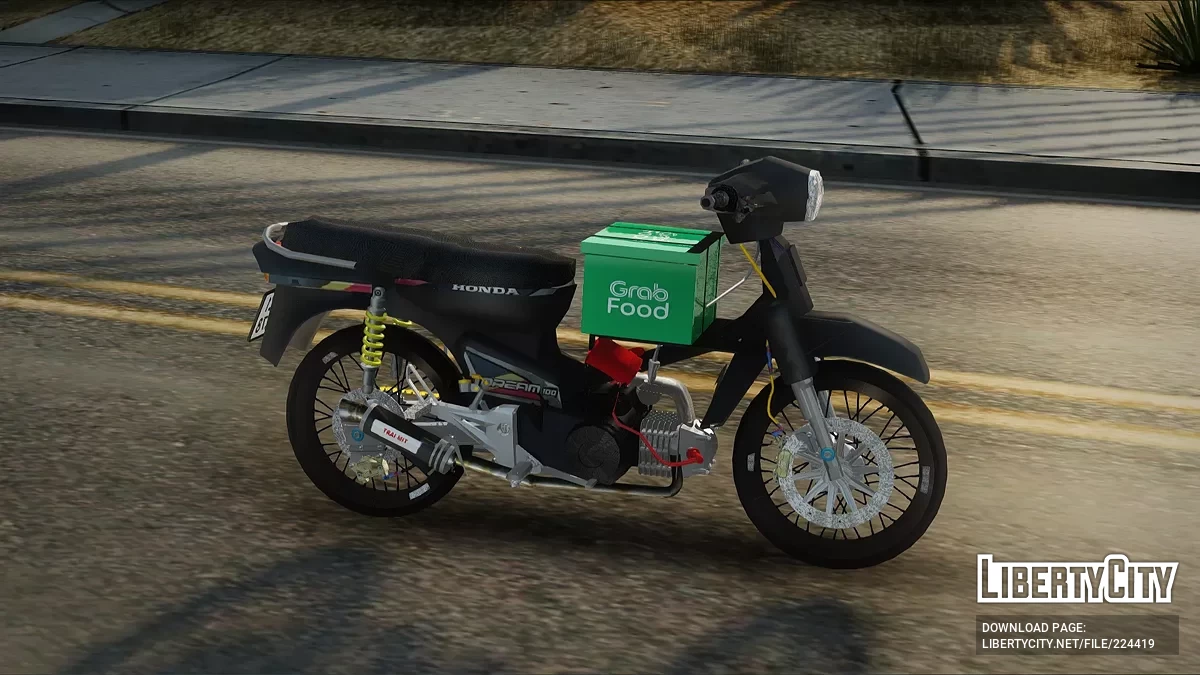 В'єтнамський мотоцикл GrabFood / GTA San Andreas