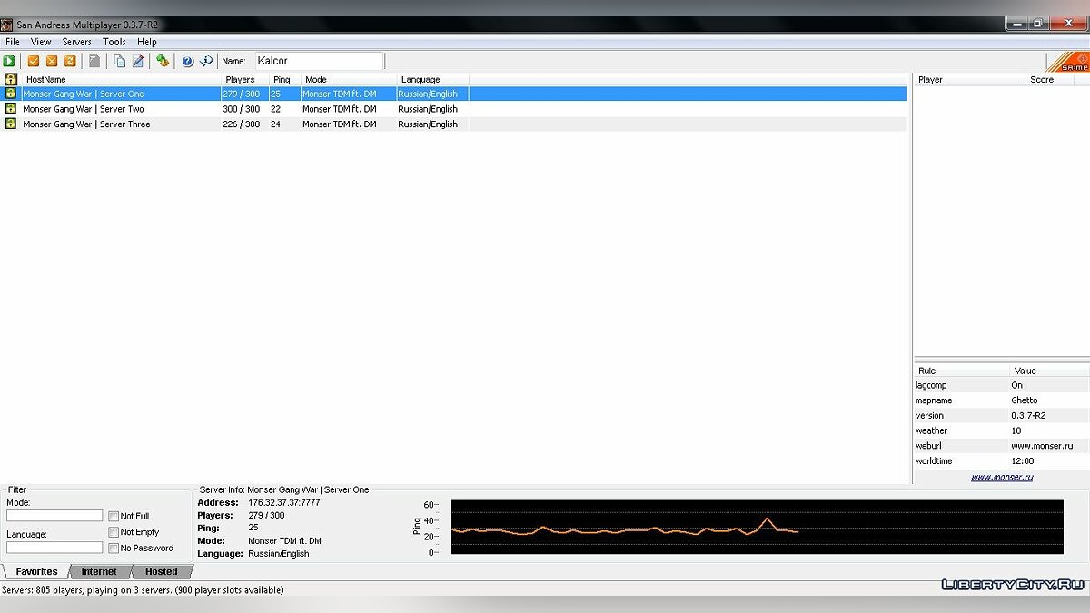 Скачать SAMP 0.3.7-R2 Для GTA San Andreas