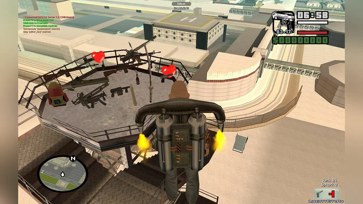DM Map with Secrets v2.0 / GTA San Andreas