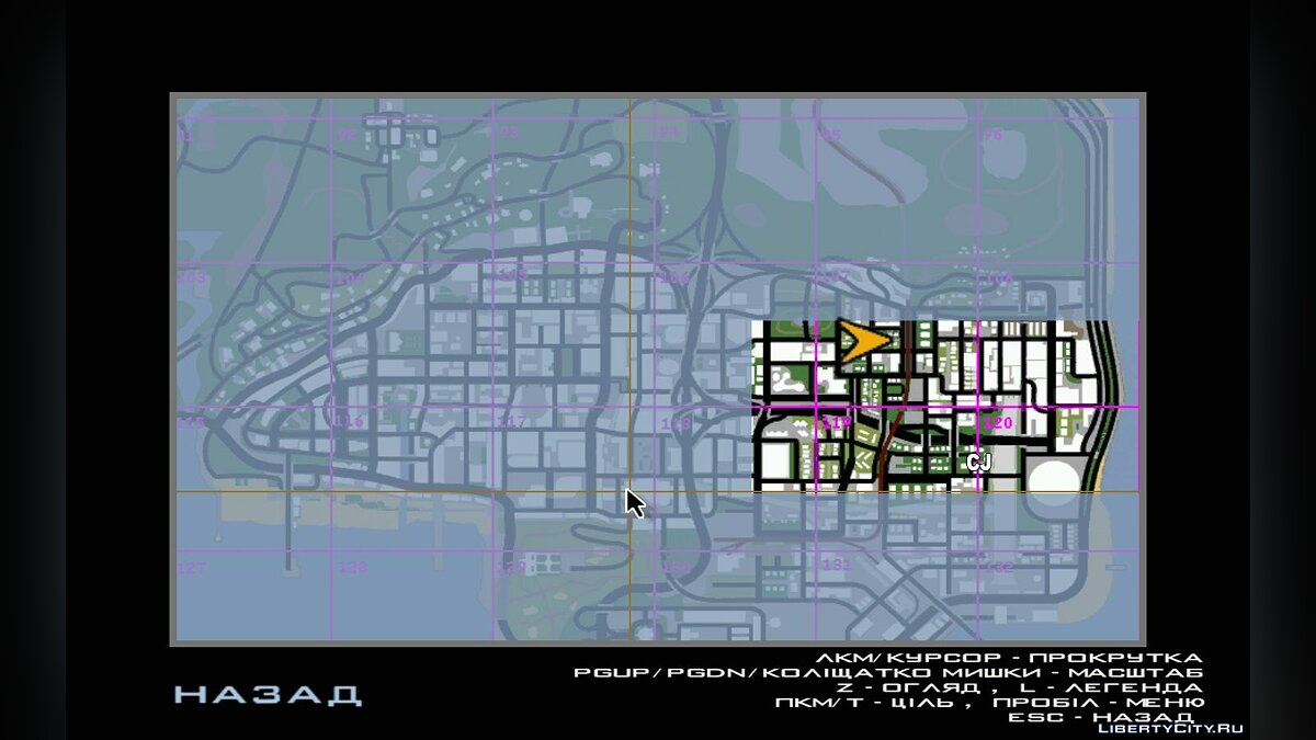 Recreated the San Andreas map with modern Los Santos (GTA V map