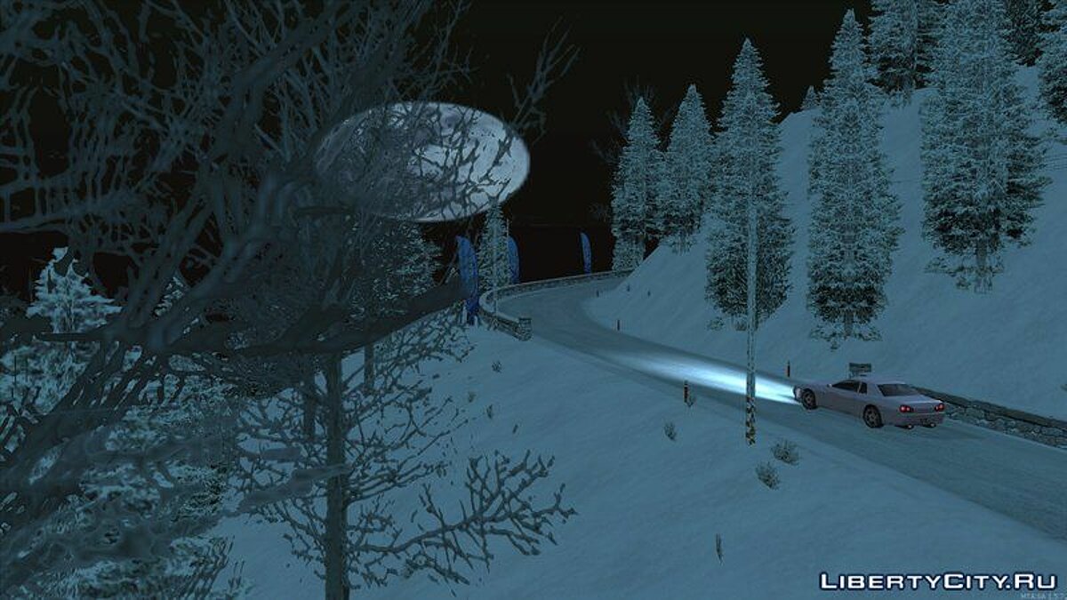 Download Rally track in the Alps for GTA San Andreas