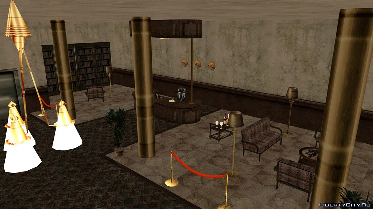 Mapeo del vestíbulo del hotel / GTA San Andreas