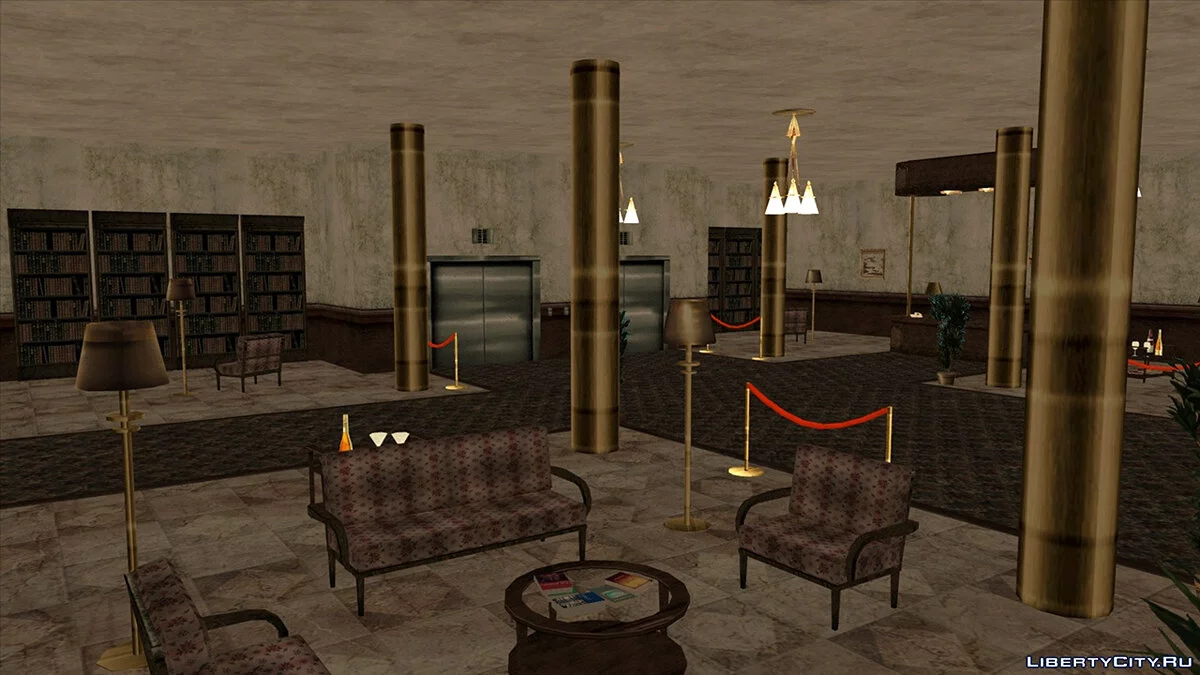 Mapeo del vestíbulo del hotel / GTA San Andreas