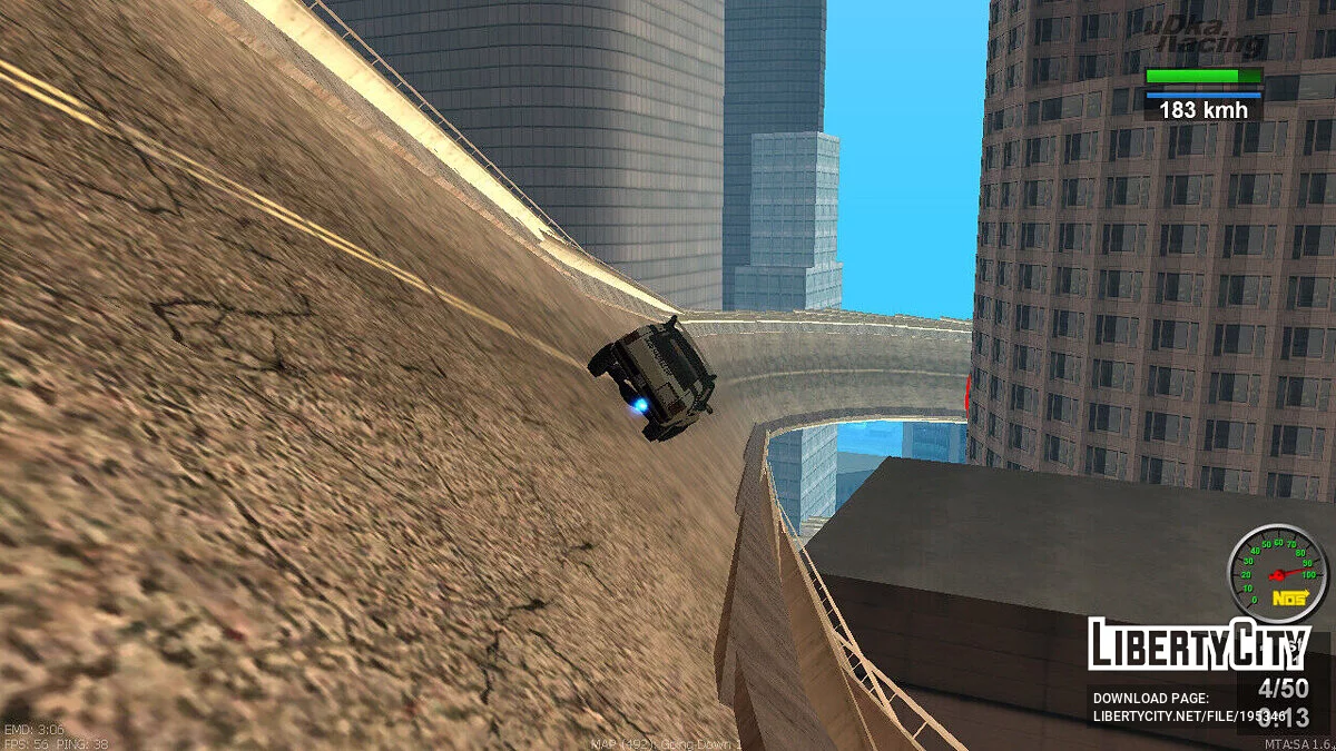 MTA:SA Race - Going Down Map Pack / GTA San Andreas