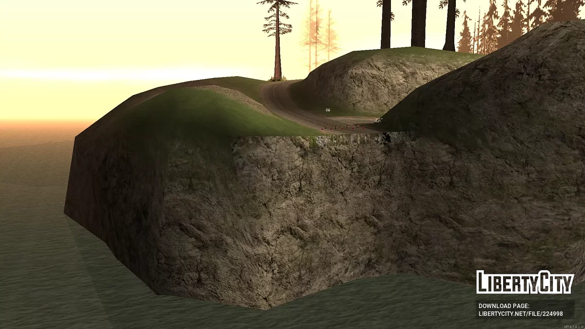 Cutted-out Las Venturas and San Fierro / GTA San Andreas