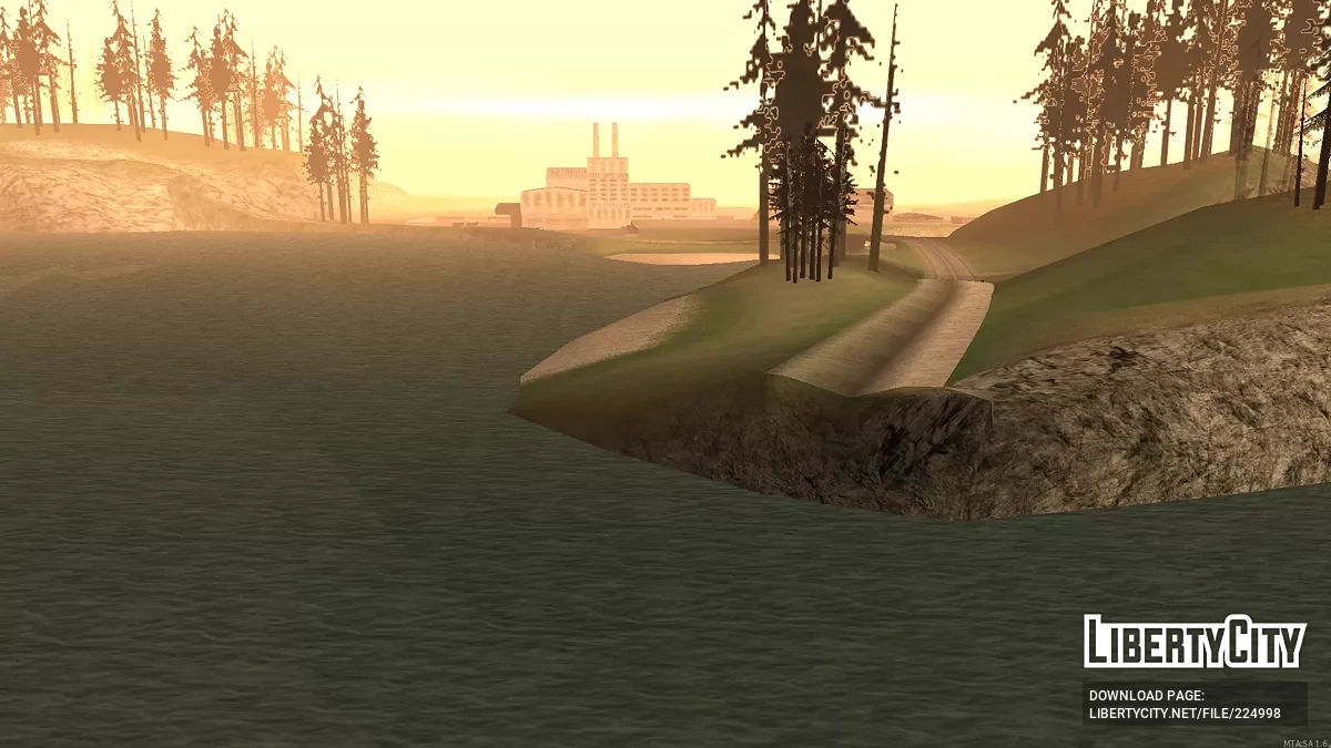 Cutted-out Las Venturas and San Fierro / GTA San Andreas
