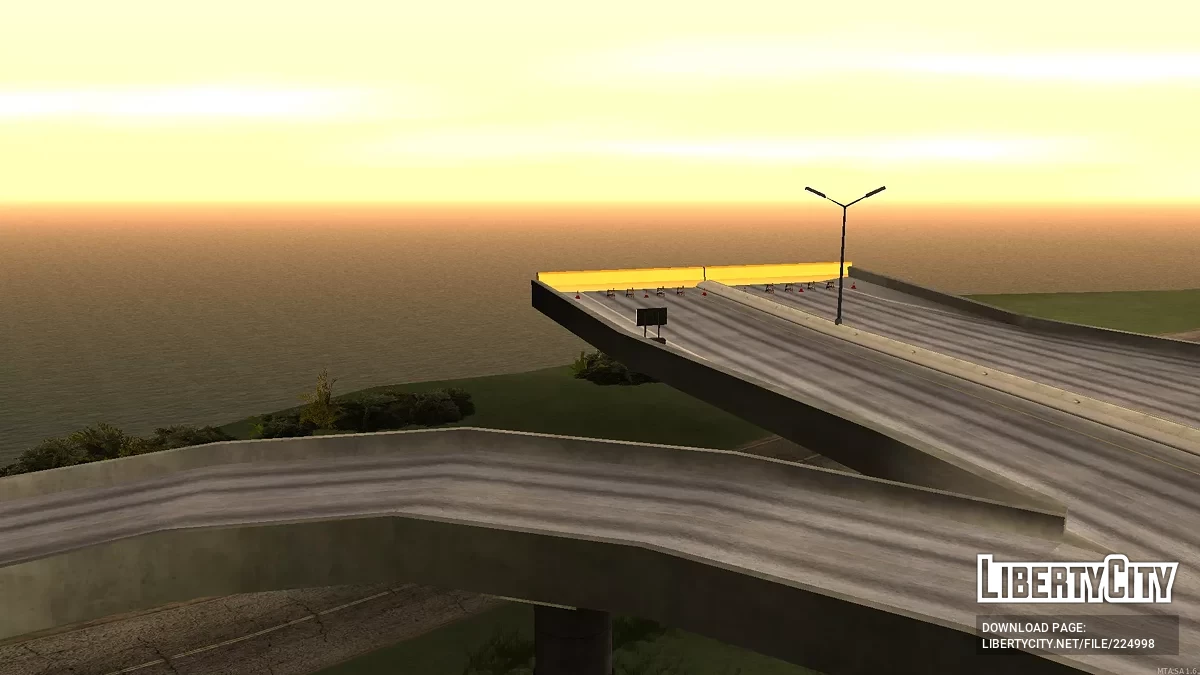 Cutted-out Las Venturas and San Fierro / GTA San Andreas