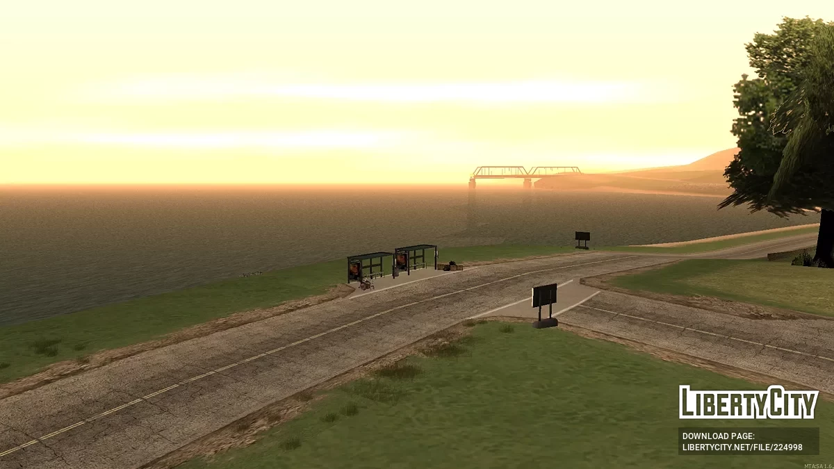 Cutted-out Las Venturas and San Fierro / GTA San Andreas