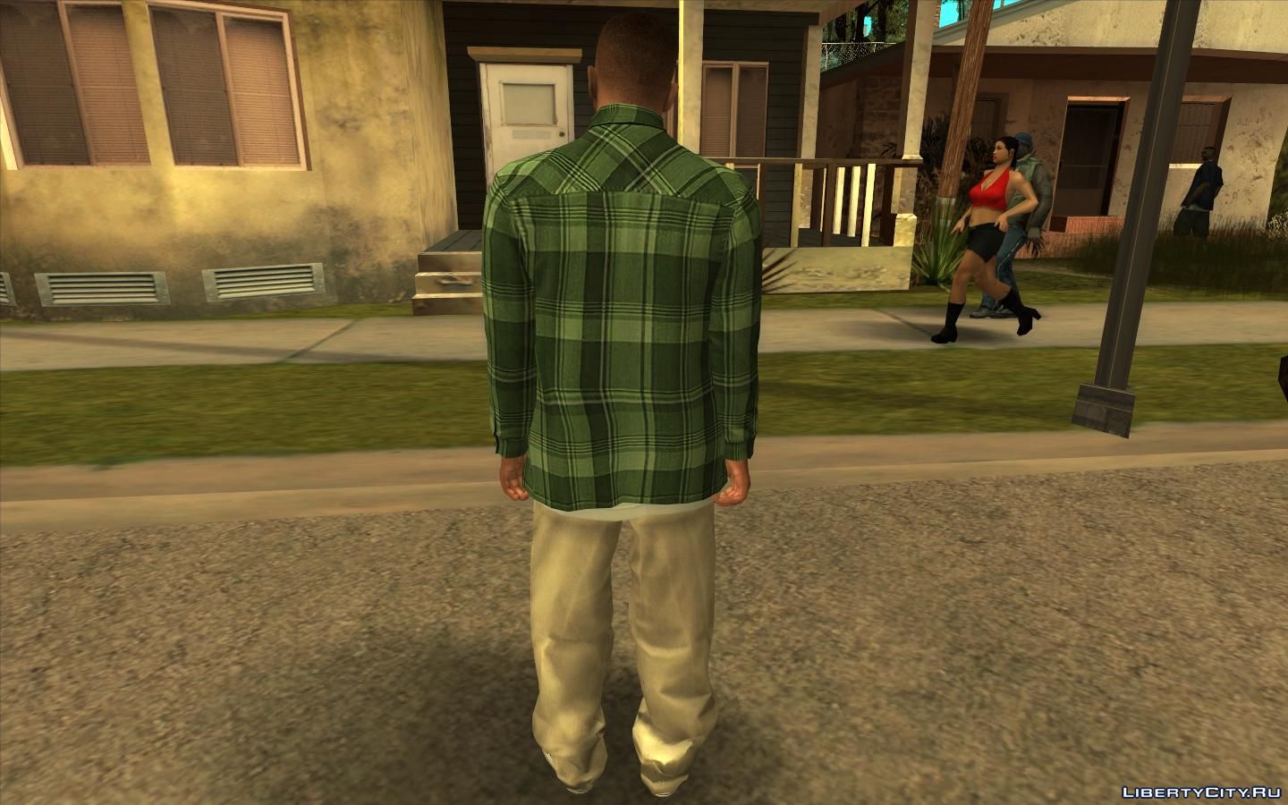 Grove street одежда в гта 5 фото 31