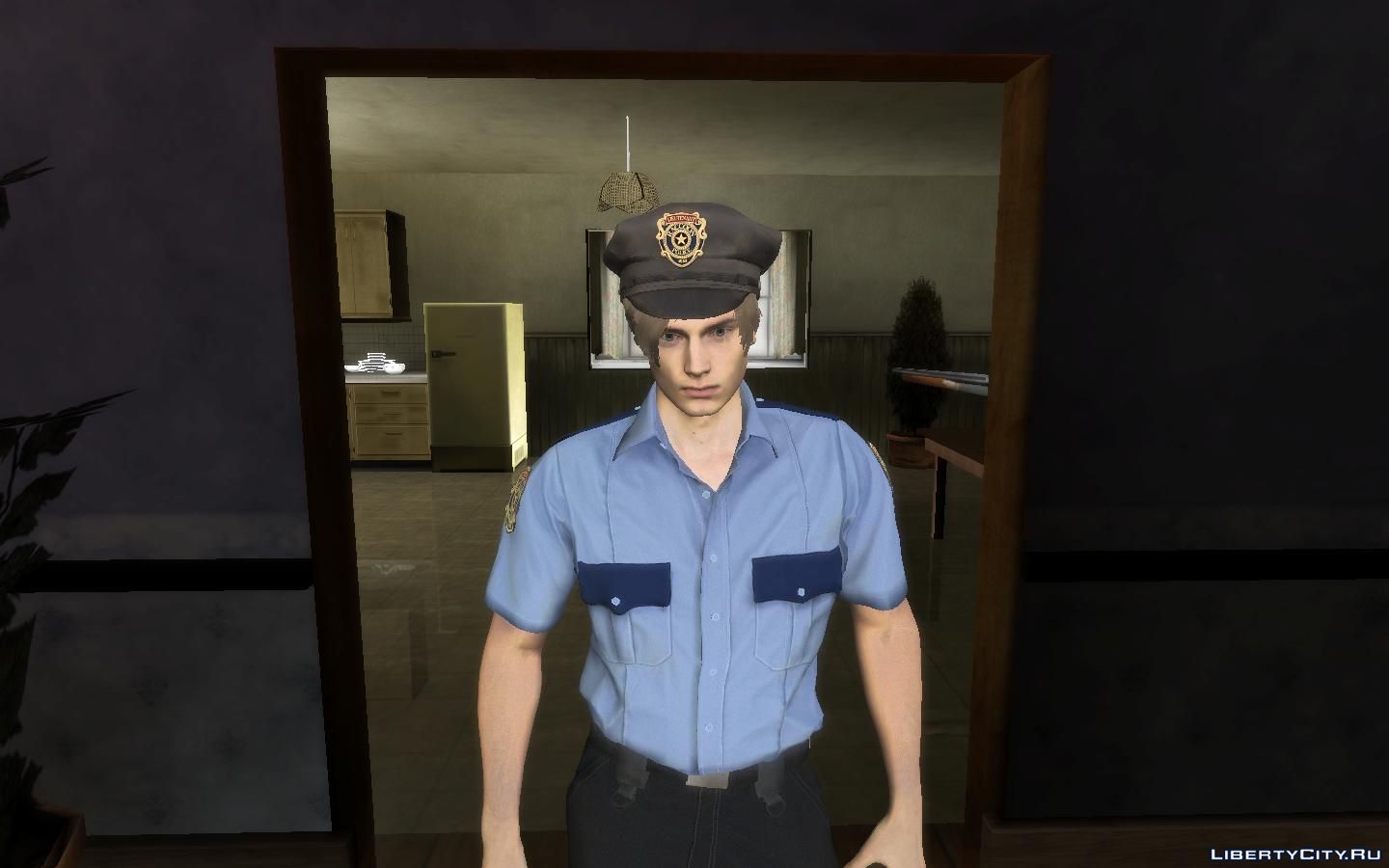 Download Leon in cop uniform for GTA San Andreas