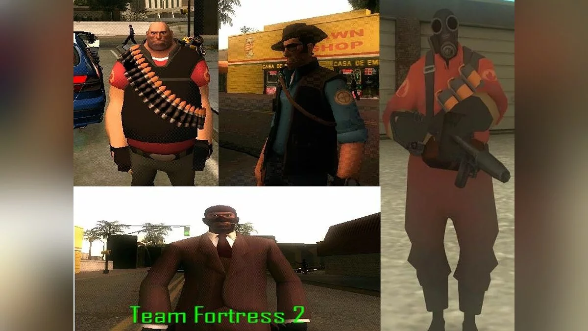 Team Fortress 2 / GTA San Andreas