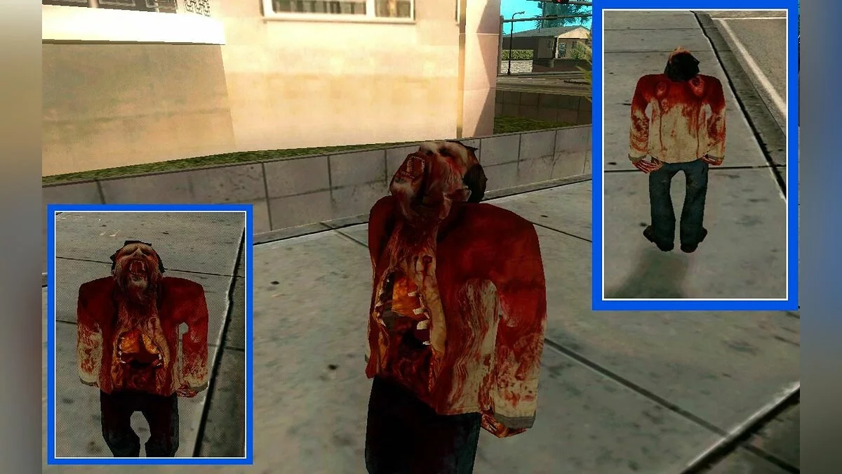 Зомби из Half-Life 2 / GTA San Andreas