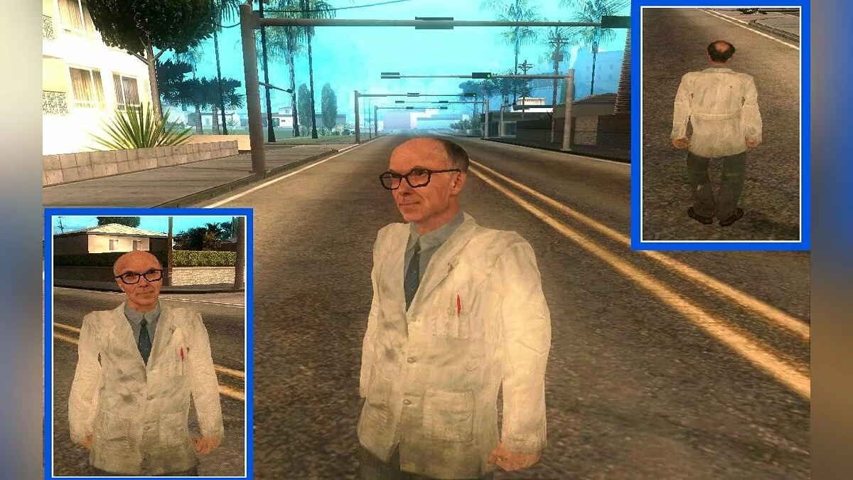Доктор Кляйнер з Half-Life 2 / GTA San Andreas