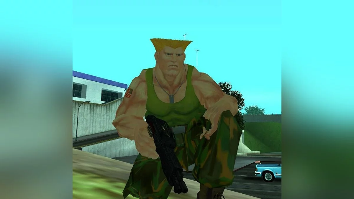 Guile из Street fighter 4 / جي تي إيه سان أندرياس
