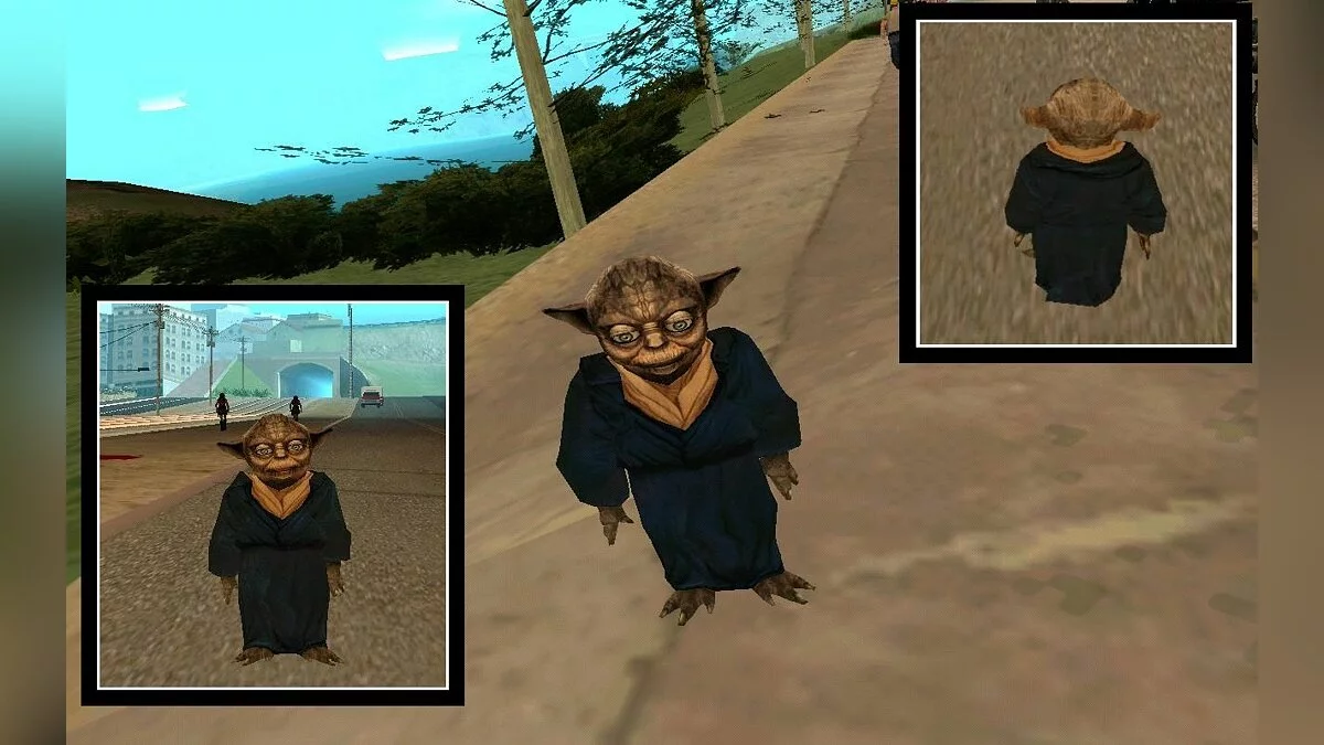 Yoda from Star Wars KOTOR 2 / GTA San Andreas