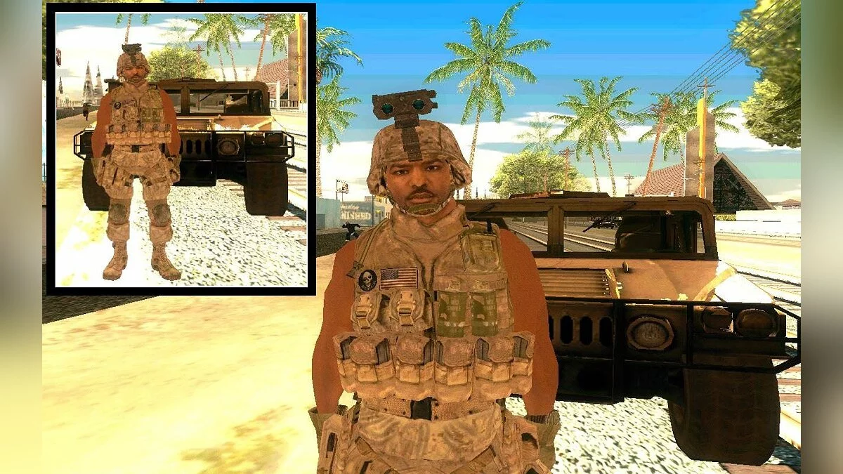 Солдат з COD MW 2 / GTA San Andreas
