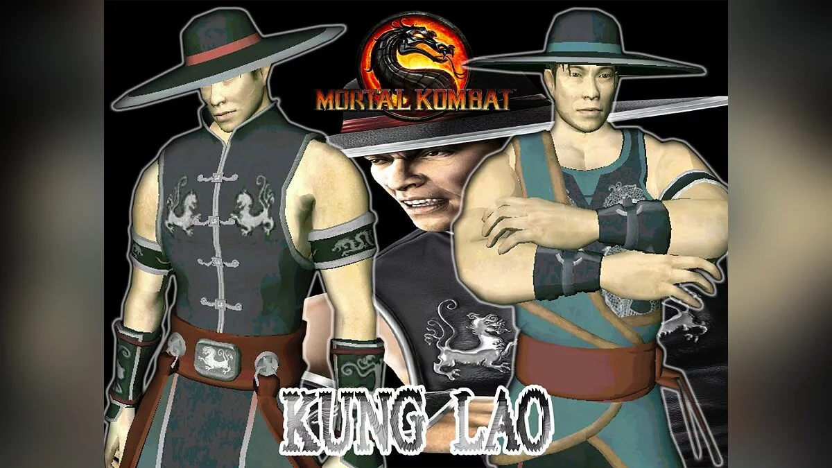 Kung Lao from mortal kombat 9 / GTA San Andreas