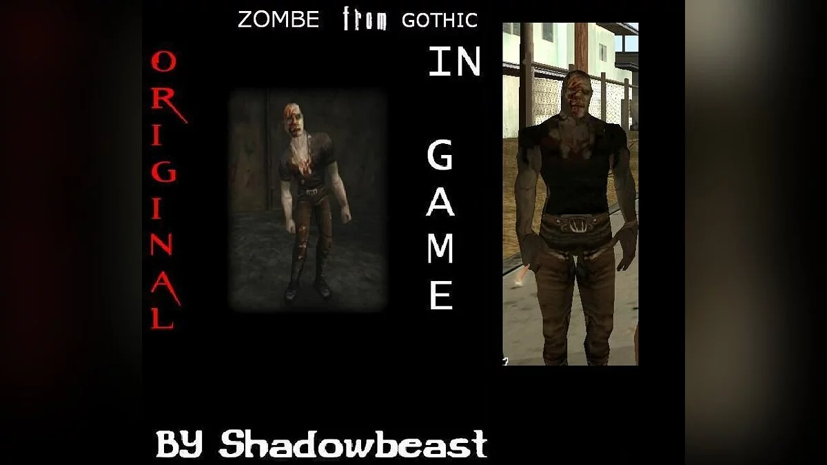 Zombie from Gothic / GTA San Andreas