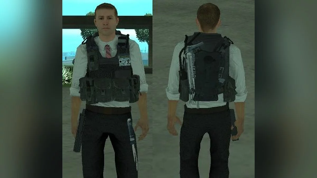 Скин из COD MW 2 Secret Service / GTA San Andreas