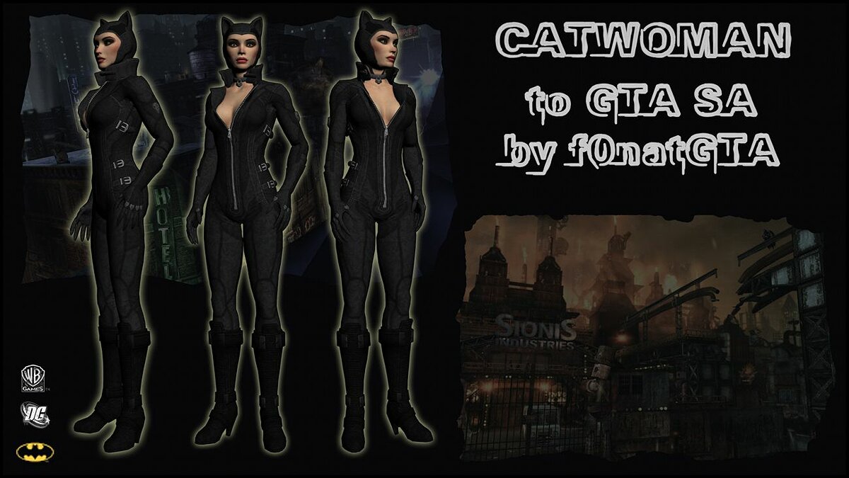 Catwoman(AK Face Texture) [Batman: Arkham City] [Mods]