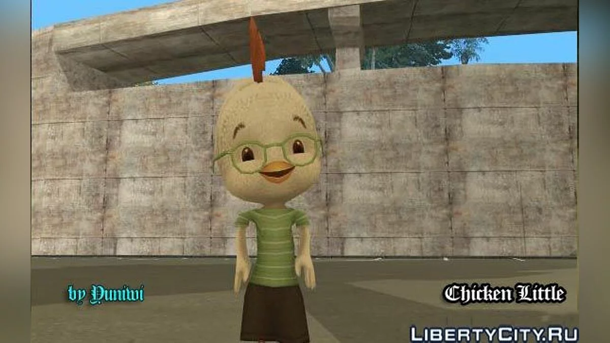 Skin do Galinho Chicken Little / جي تي إيه سان أندرياس