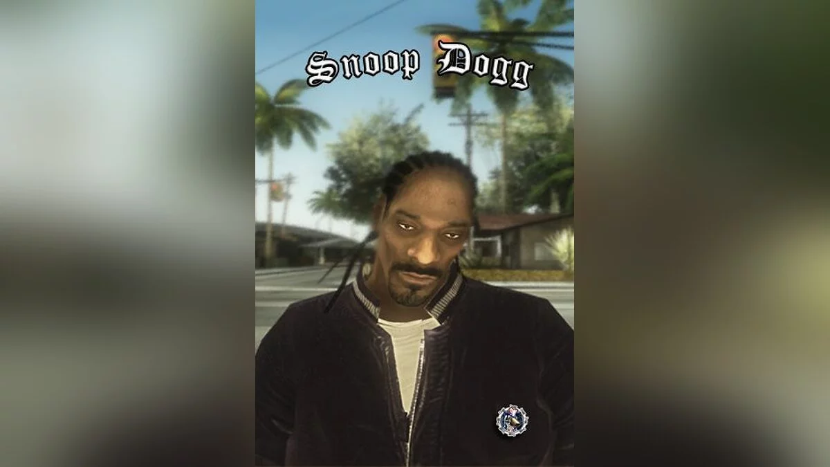 Скин Снуп Дога / GTA San Andreas