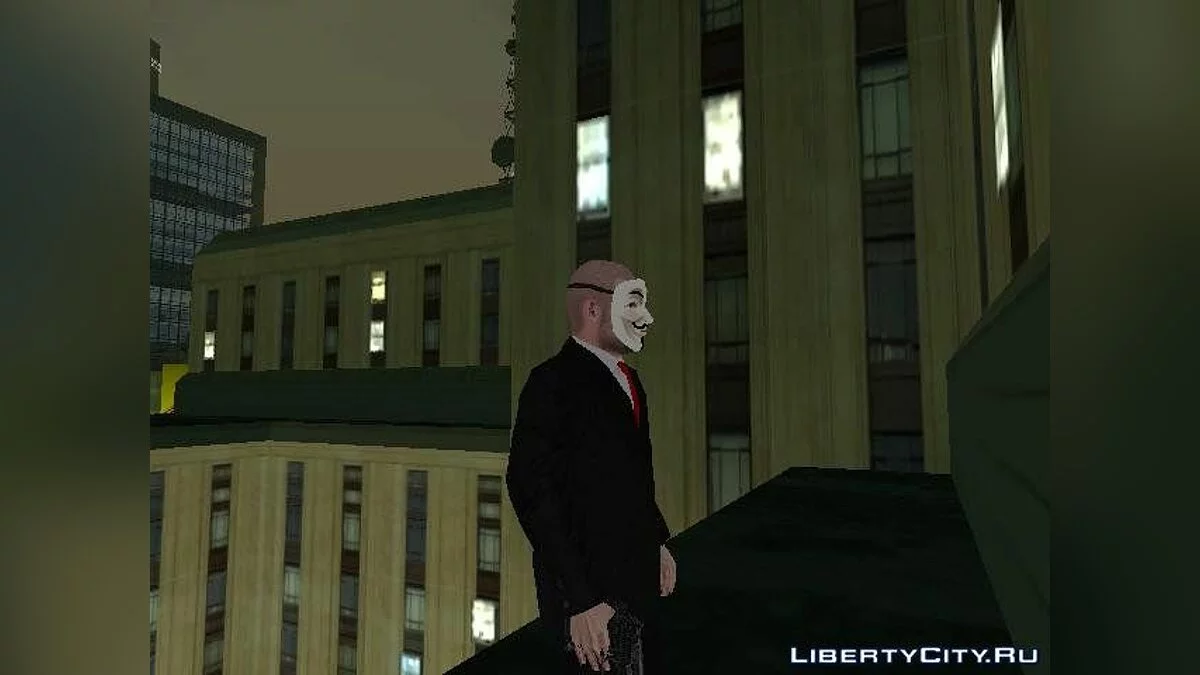 Anonymous skin V.3 / GTA San Andreas