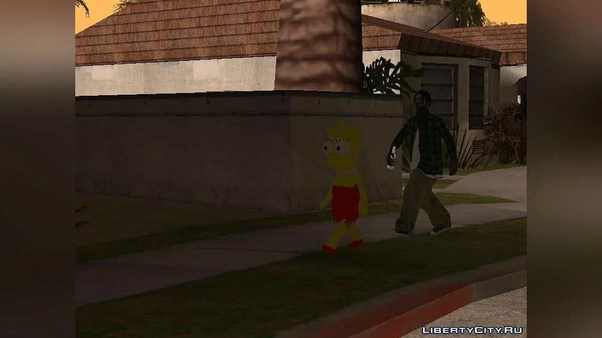 Лиза Симпсон / GTA San Andreas