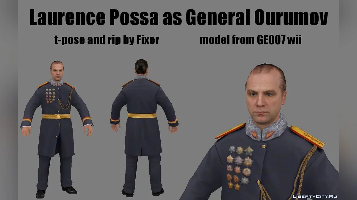 007 Goldeneye Character Pack / GTA San Andreas