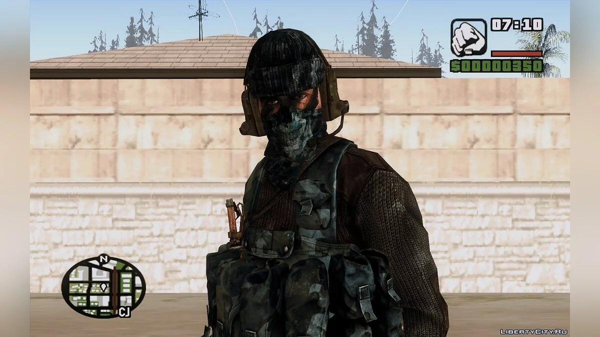 Снайпер из BF3 / GTA San Andreas