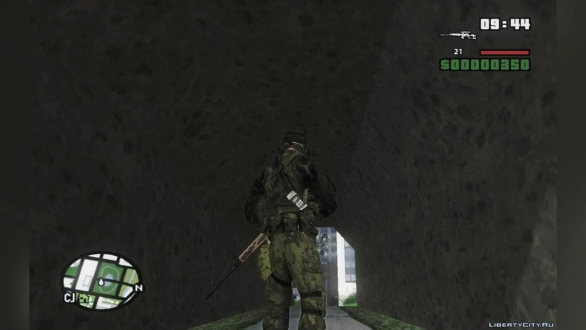 Снайпер из BF3 / GTA San Andreas