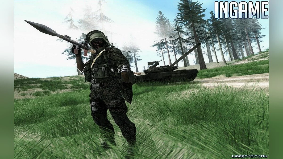 Russian Support Skin from BF3 / GTA San Andreas