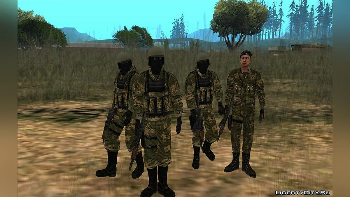 Spezialeinheit der UdSSR (Konvertierung aus Rogue Warrior) / GTA San Andreas