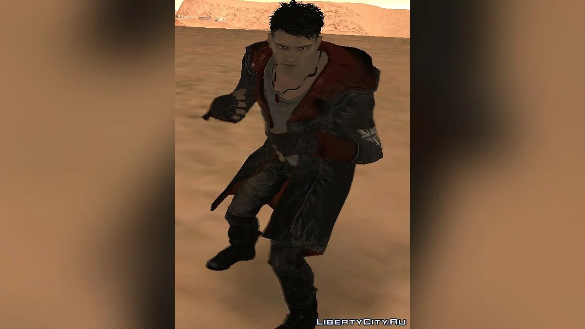 Dante from Devil May Cry / GTA San Andreas