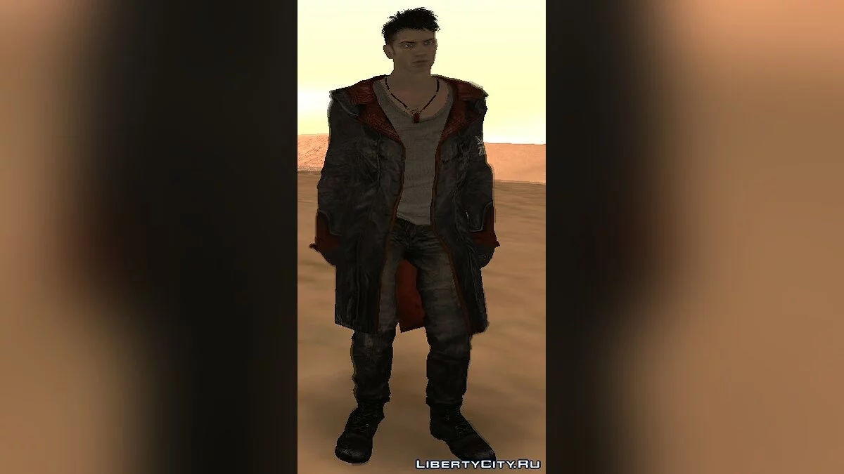 Dante from Devil May Cry / GTA San Andreas