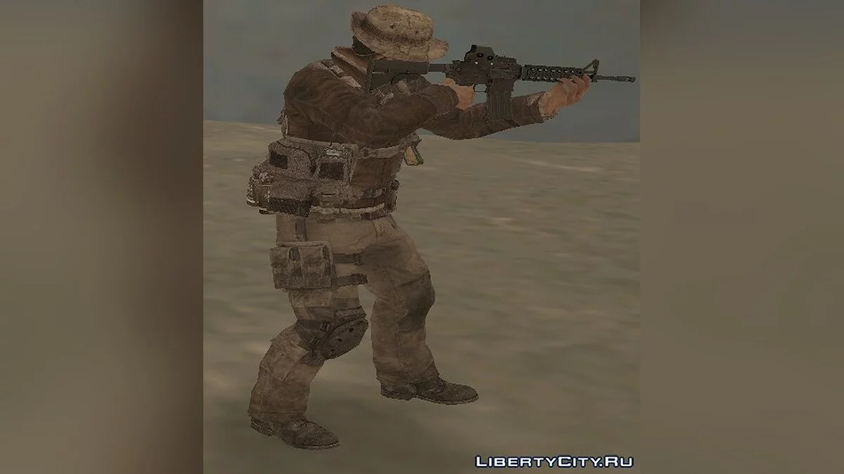 Captain Price from MW3 / GTA San Andreas
