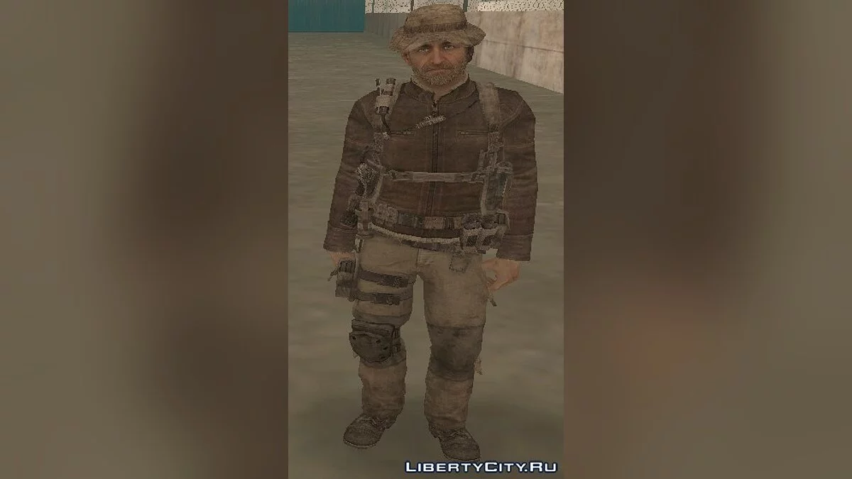 Captain Price from MW3 / GTA San Andreas