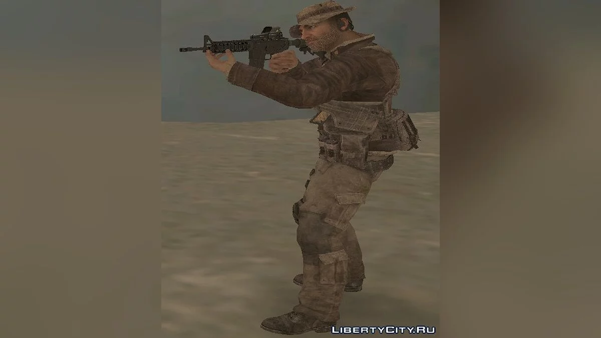 Captain Price from MW3 / GTA San Andreas