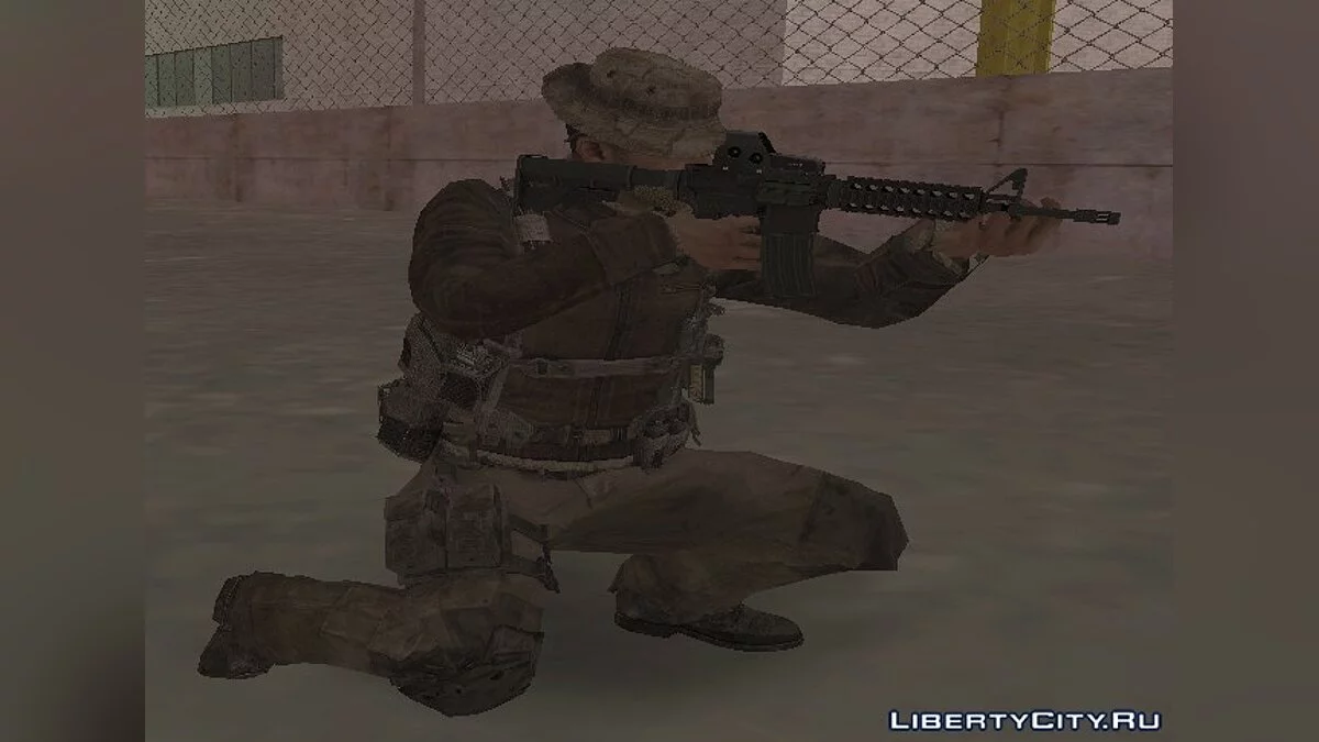 Captain Price from MW3 / GTA San Andreas