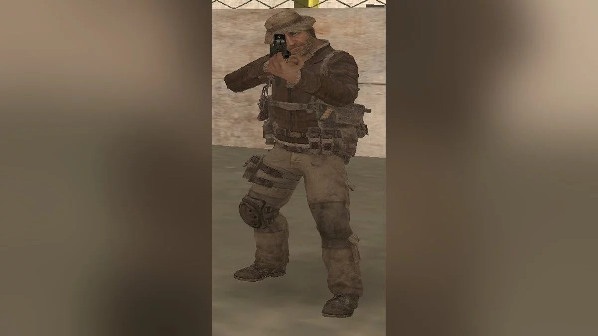 Captain Price from MW3 / GTA San Andreas