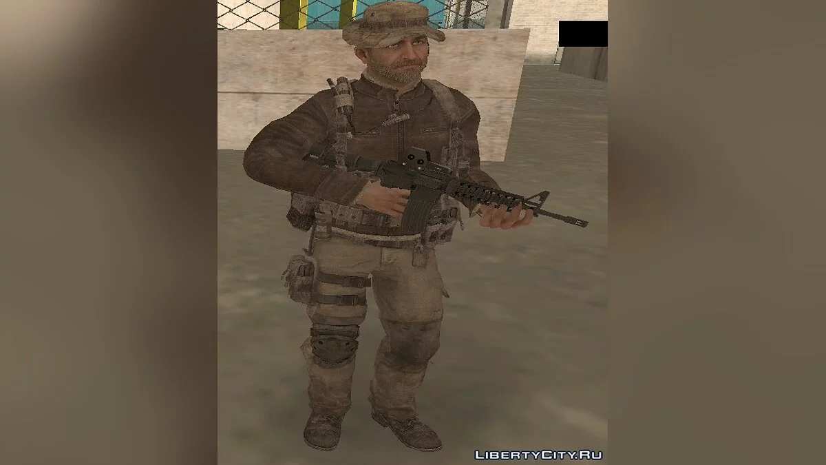 Captain Price from MW3 / GTA San Andreas