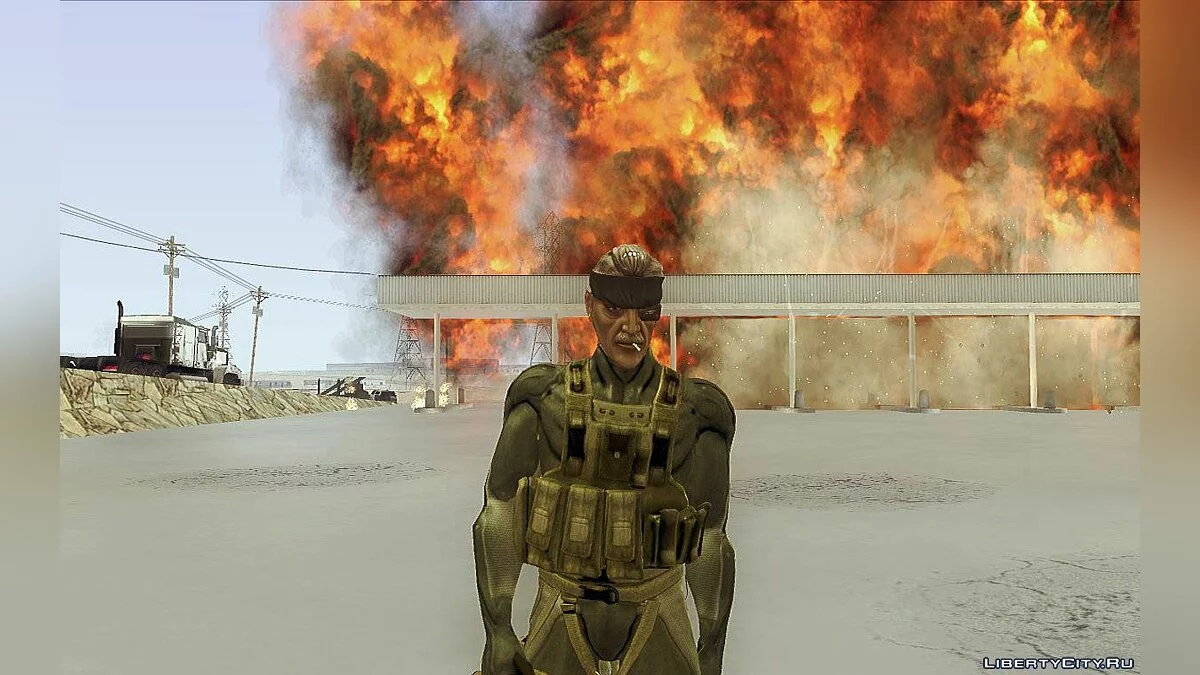 Solid Snake / GTA San Andreas