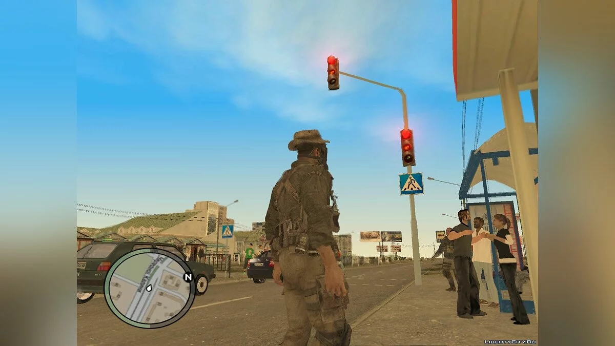 Капитан Прайс (в противогазе) / GTA San Andreas