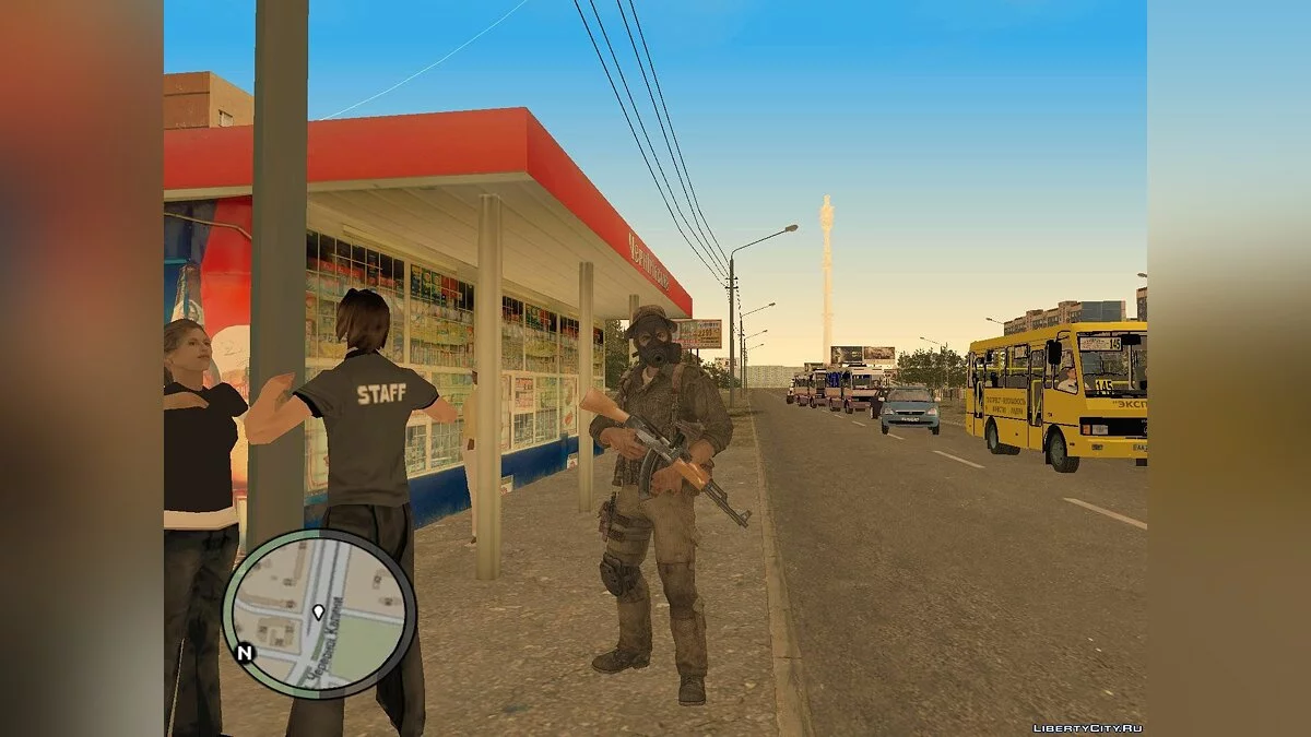 Капитан Прайс (в противогазе) / GTA San Andreas
