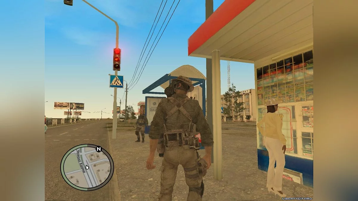 Капитан Прайс (в противогазе) / GTA San Andreas