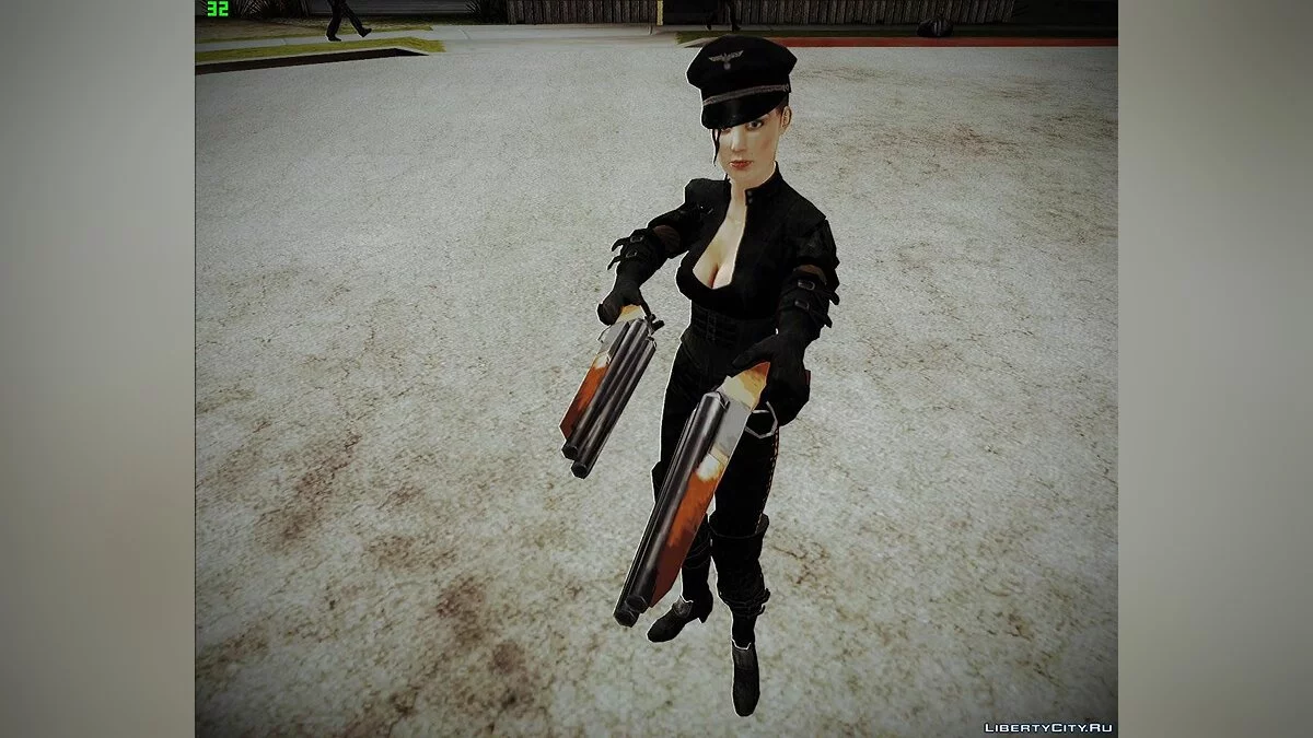 Army Girl from War Times + Normal Map / GTA San Andreas