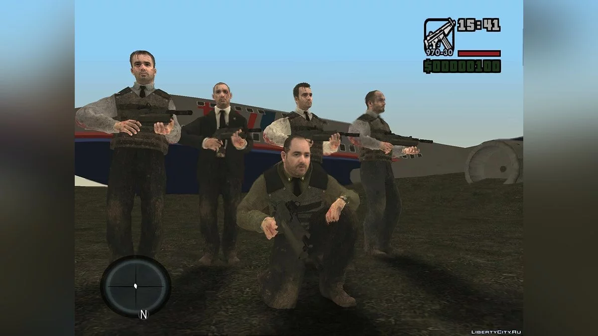 Пак агентів ФСО з MW3 / GTA San Andreas